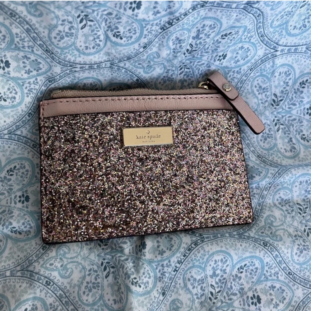 Kate Spade Multicolor Glitter Wristlet